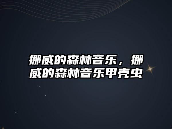 挪威的森林音樂，挪威的森林音樂甲殼蟲