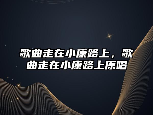 歌曲走在小康路上，歌曲走在小康路上原唱